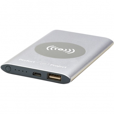 Logo trade corporate gift photo of: Juice 4000mAh wireless power bank 