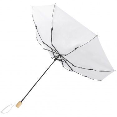 Logo trade promotional item photo of: Birgit 21'' foldable windproof recycled PET umbrella