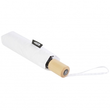 Logo trade promotional giveaways image of: Birgit 21'' foldable windproof recycled PET umbrella