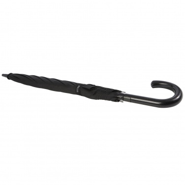 Logo trade promotional merchandise photo of: Fontana 23" auto open umbrella with carbon look and crooked handle