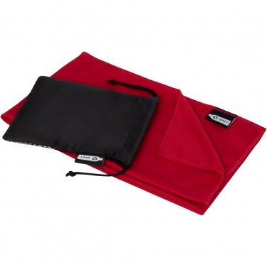 Logo trade promotional merchandise image of: Raquel cooling towel made from recycled PET 80x30 cm