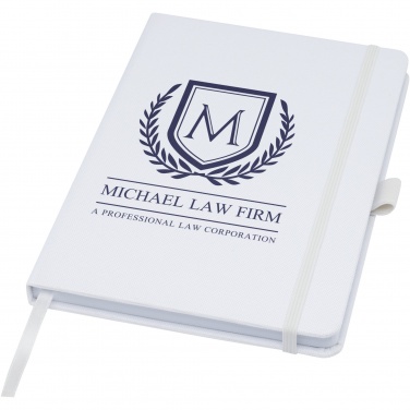 Logo trade promotional products picture of: Honua A5 recycled paper notebook with recycled PET cover