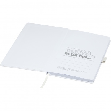 Logo trade advertising product photo of: Honua A5 recycled paper notebook with recycled PET cover