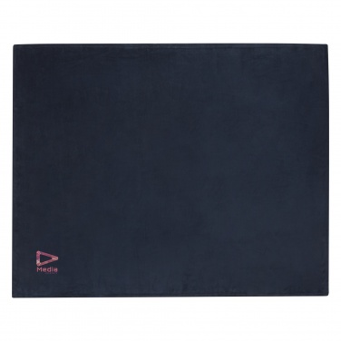 Logo trade promotional item photo of: Lily GRS certified RPET coral fleece blanket