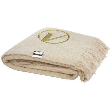 Logo trade business gift photo of: Ivy GRS certified RPET blanket