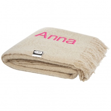 Logo trade promotional products image of: Ivy GRS certified RPET blanket