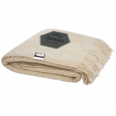 Logo trade business gifts image of: Ivy GRS certified RPET blanket