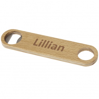 Logo trade promotional gifts picture of: Origina wooden bottle opener
