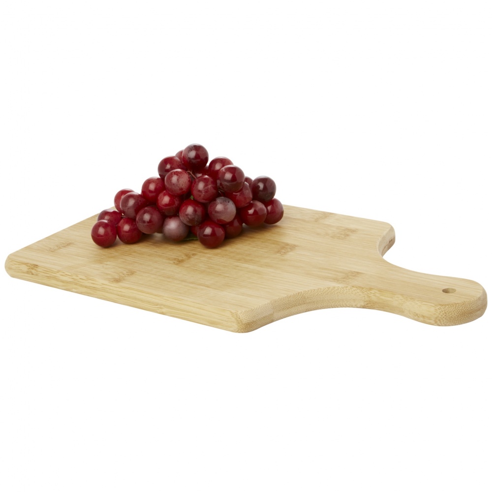 Logo trade promotional giveaways picture of: Quimet bamboo cutting board