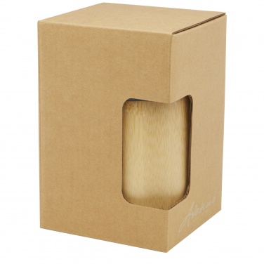 Logotrade promotional item image of: Pereira 320 ml porcelain mug with bamboo outer wall