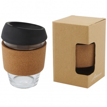 Logotrade promotional gift picture of: Lidan 360 ml borosilicate glass tumbler with silicone lid