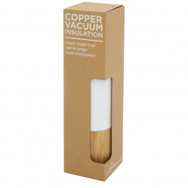 Logotrade promotional products photo of: Torne 540 ml  stainless steel bottle with bamboo outer wall
