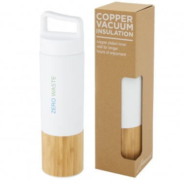 Logotrade advertising product picture of: Torne 540 ml  stainless steel bottle with bamboo outer wall