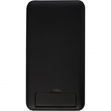 Logotrade promotional gift picture of: Loop 10W recycled plastic wireless charging pad with phone stand