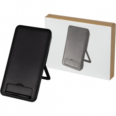 Logotrade promotional items photo of: Loop 10W recycled plastic wireless charging pad with phone stand