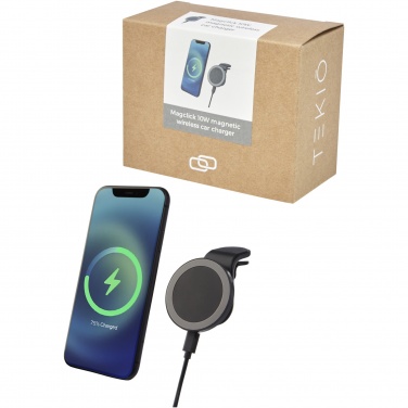 Logotrade promotional giveaway image of: Magclick 10W wireless magnetic car charger