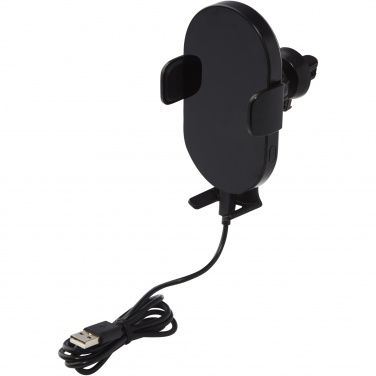 Logo trade promotional merchandise photo of: Pilot 15W wireless automatic car charger 