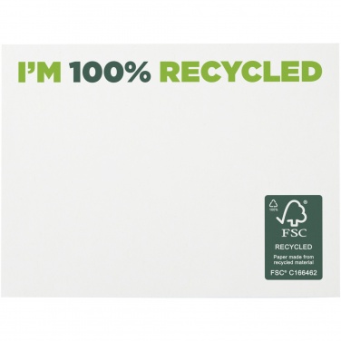 Logotrade promotional product picture of: Sticky-Mate® recycled sticky notes 100x75 mm