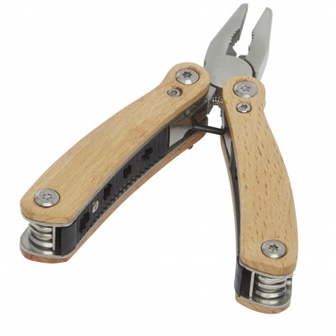 Logo trade promotional giveaways image of: Anderson 12-function medium wooden multi-tool