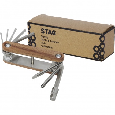 Logo trade promotional items picture of: Fixie 8-function wooden bicycle multi-tool