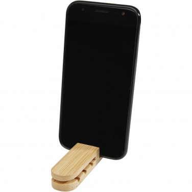Logo trade promotional item photo of: Edulis bamboo cable manager 