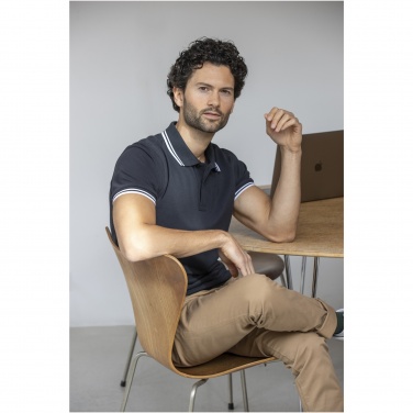 Logo trade promotional products picture of: Amarago short sleeve men's tipping polo