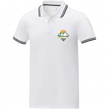 Logotrade promotional merchandise image of: Amarago short sleeve men's tipping polo