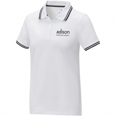 Logotrade promotional merchandise photo of: Amarago short sleeve women's tipping polo