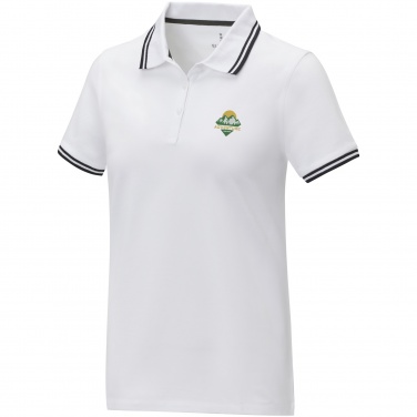 Logotrade business gifts photo of: Amarago short sleeve women's tipping polo