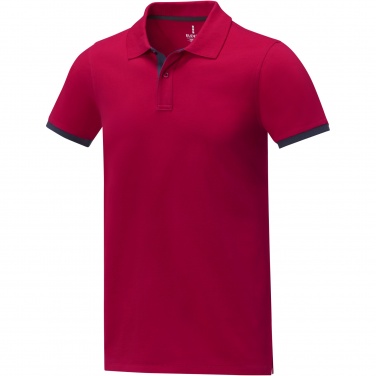 Logo trade promotional gifts image of: Morgan short sleeve men's duotone polo