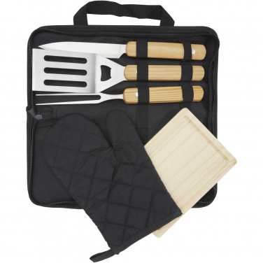 Logo trade promotional merchandise image of: Gratar 5-piece BBQ set