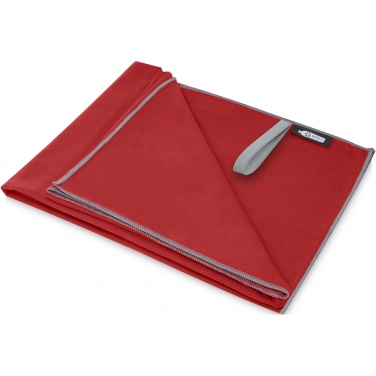 Logo trade business gift photo of: Pieter recycled PET ultra lightweight and quick dry towel 130 x 80 cm