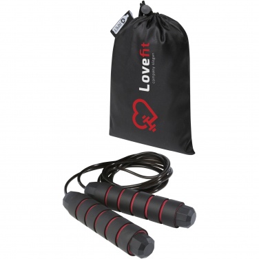 Logo trade corporate gifts picture of: Austin soft skipping rope in recycled PET pouch