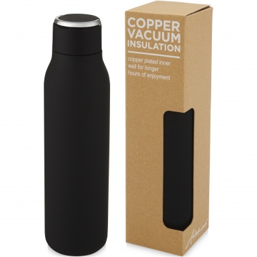 Logotrade promotional product image of: Marka 600 ml copper vacuum insulated bottle with metal loop