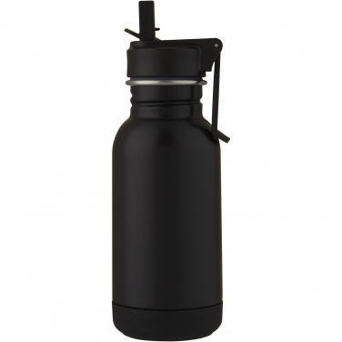 Logotrade promotional giveaways photo of: Lina 400 ml stainless steel sport bottle with straw and loop