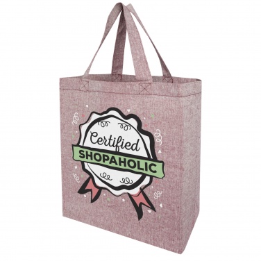 Logotrade promotional merchandise image of: Pheebs 150 g/m² recycled gusset tote bag 13L