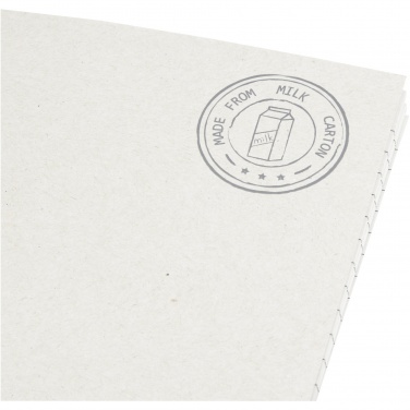 Logo trade corporate gift photo of: Dairy Dream A5 size reference recycled milk cartons cahier notebook