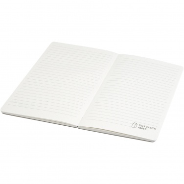 Logo trade promotional gifts picture of: Dairy Dream A5 size reference recycled milk cartons spineless notebook