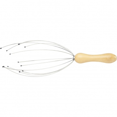 Logo trade promotional gifts picture of: Hator bamboo head massager