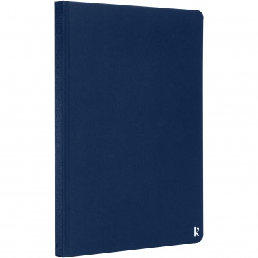 Logo trade promotional gift photo of: Karst® A5 stone paper hardcover notebook - lined