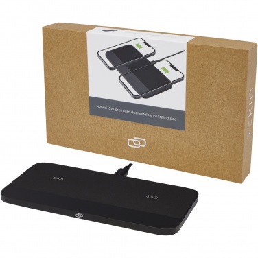 Logotrade promotional merchandise picture of: Hybrid 15W premium dual wireless charging pad