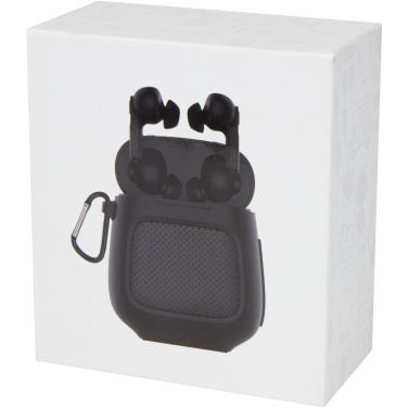 Logo trade promotional gifts picture of: Remix auto pair True Wireless earbuds and speaker