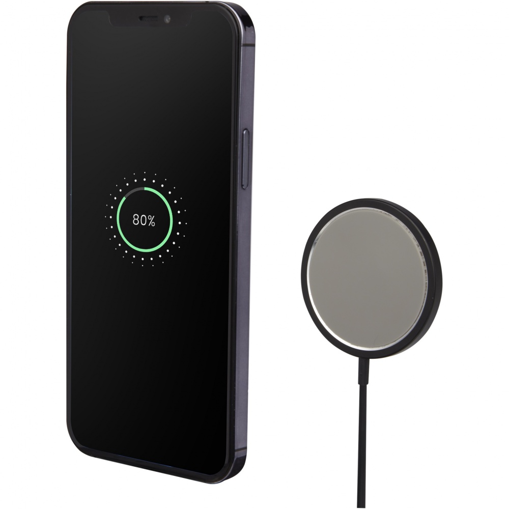 Logo trade promotional giveaway photo of: Magclick 15W aluminium wireless charger