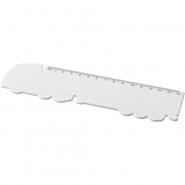 Logotrade business gift image of: Tait 15 cm lorry-shaped recycled plastic ruler