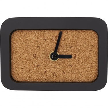Logotrade promotional gift image of: Momento wireless limestone charging desk clock