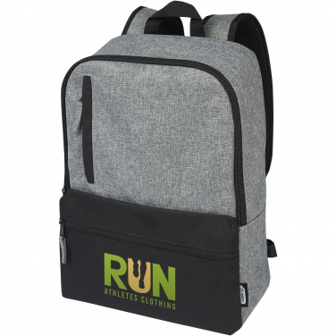 Logotrade promotional product image of: Reclaim 15" GRS recycled two-tone laptop backpack 14L