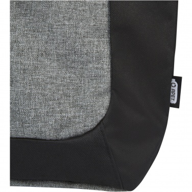 Logo trade business gifts image of: Reclaim GRS recycled two-tone zippered tote bag 15L