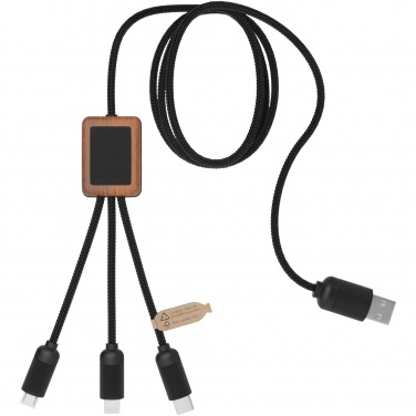 Logotrade business gifts photo of: SCX.design C29 3-in-1 bamboo cable