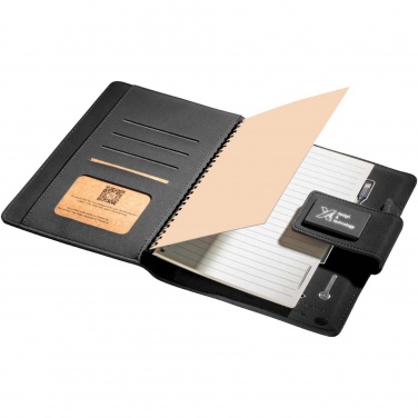 Logotrade promotional merchandise photo of: SCX.design O16 A5 light-up notebook power bank