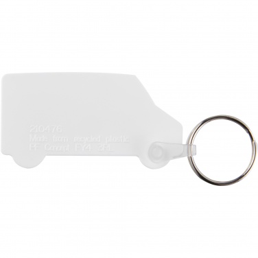 Logotrade advertising product picture of: Tait van-shaped recycled keychain